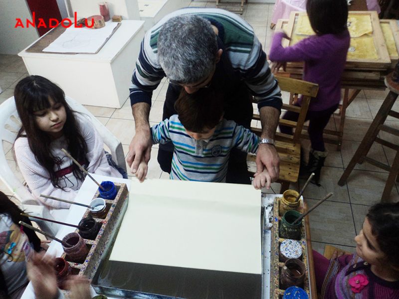 Çocuklarla Ebru Saati Çukurova