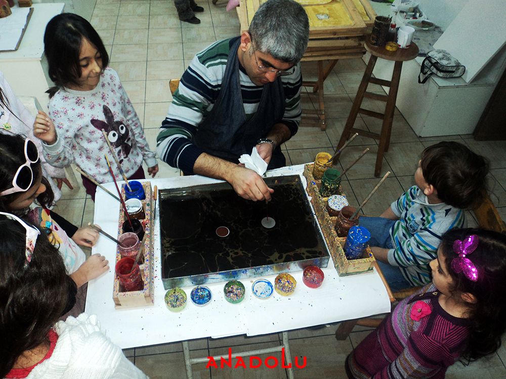 Çocuklar İçin Özel Ebru Eğitimleri Çukurova