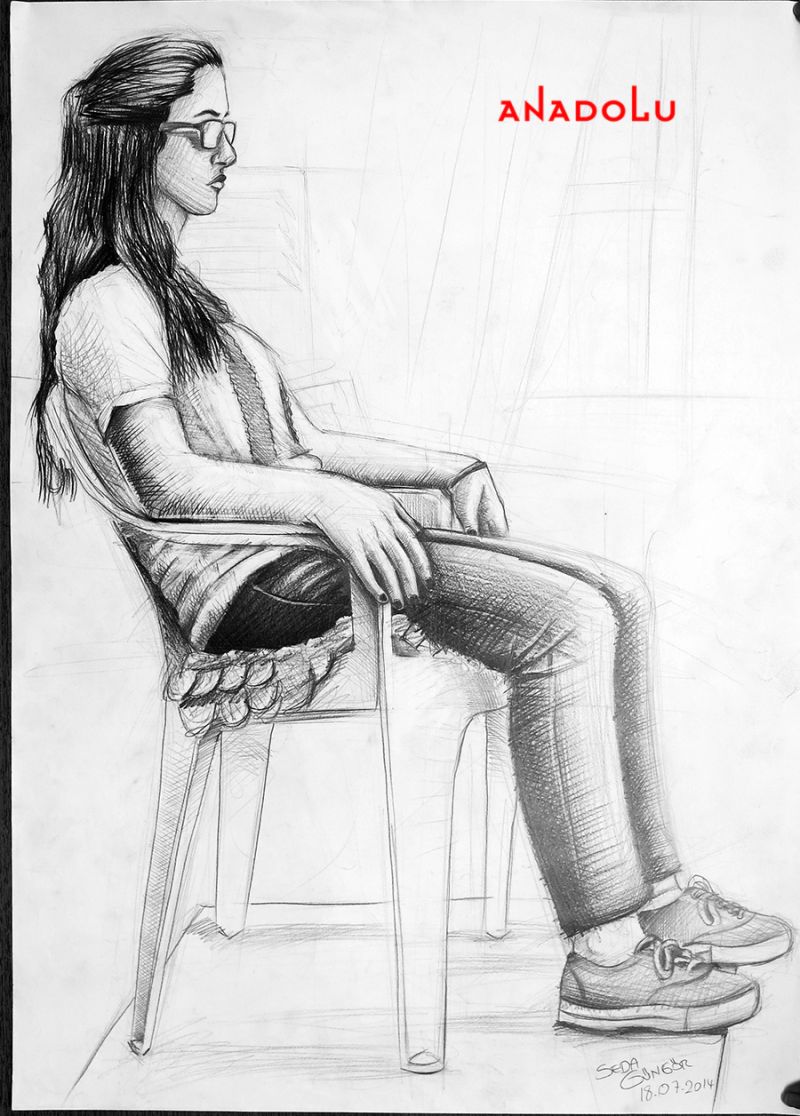 Güzel Sanatlar Girişi İçin Çizim Çalışmaları Çukurova