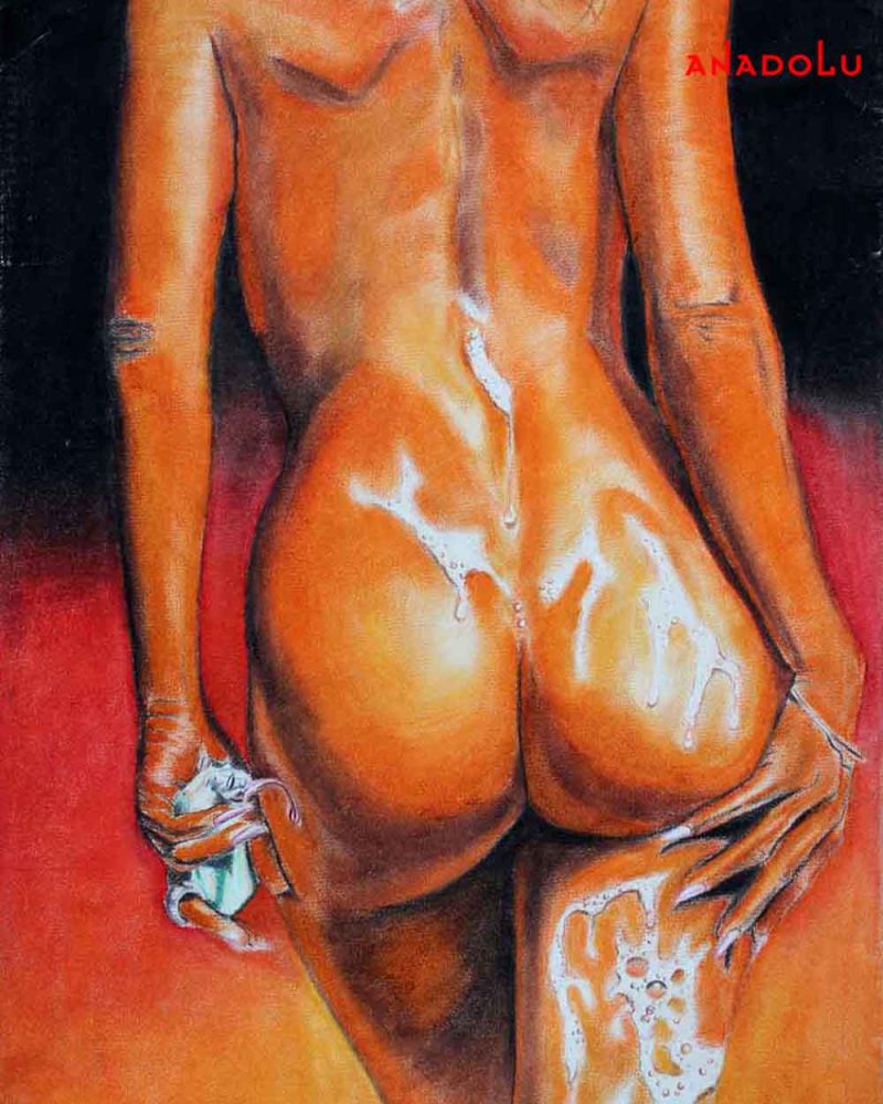 Pastel Tekniği İle Yapılmış Nü Örnekleri Çukurova