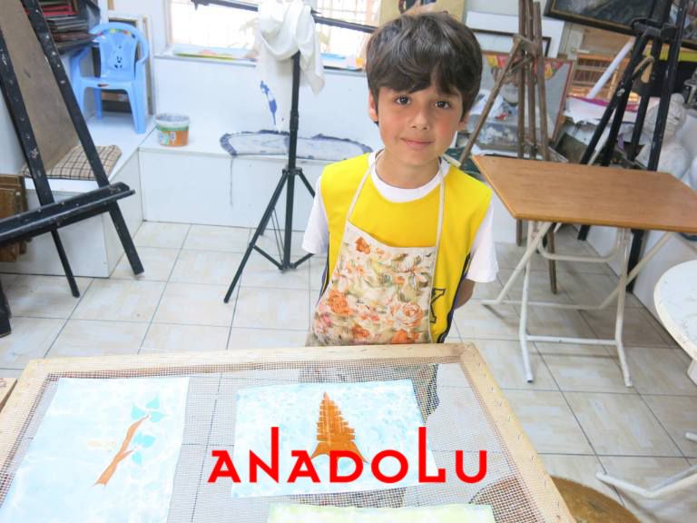 Çukurova'da Çocuklar İçin Ebru Atölyeleri