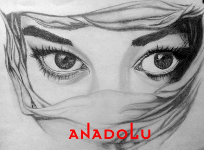 Karakalem Kadın Potre Çizimleri Çukurova