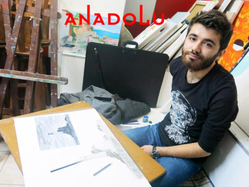 Karakalem Manzara Çizimleri Çukurova