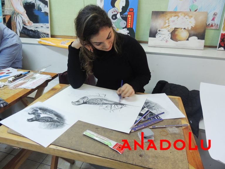 Üniversite Hazırlık Karakalem Çizim Dersleri Çukurova
