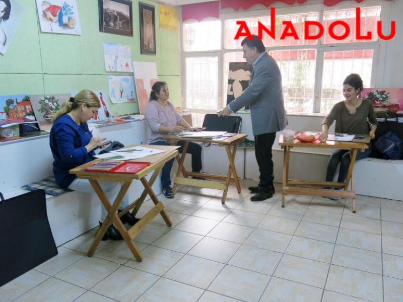 Hobi Dersi Kurusulu Boya Çizimleri Çukurova