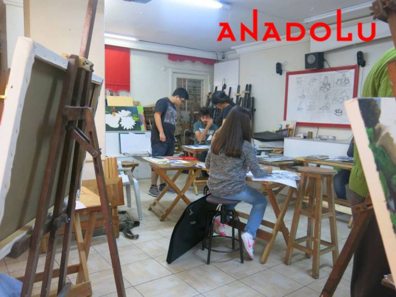 Kursiyerler Çizim Yaparken Çukurova
