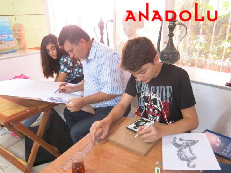 Hobi Grupları Karakalem Çalışmaları Çukurova