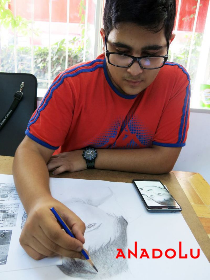 Karakalem Potre Çalışması Çukurova