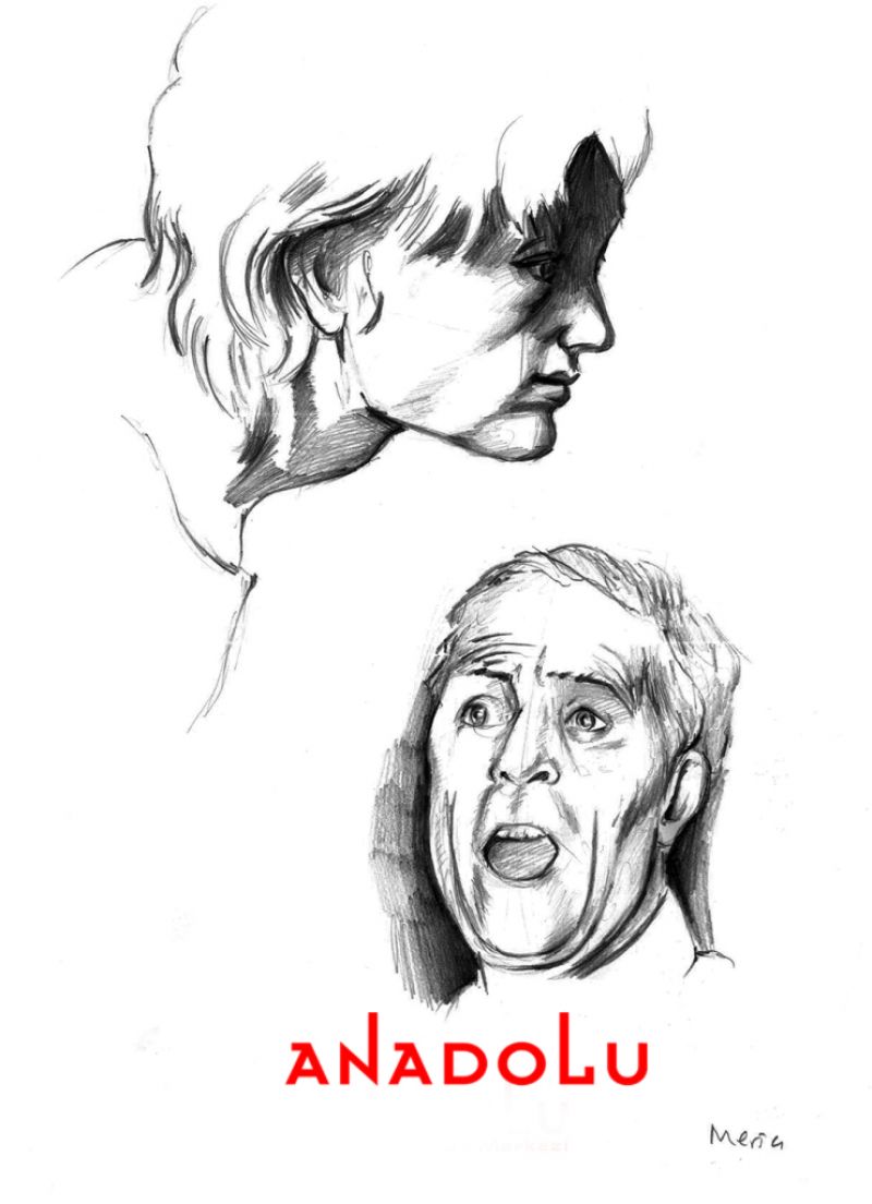 Kara kalem Portre Çalışmaları Örnekler Çukurova