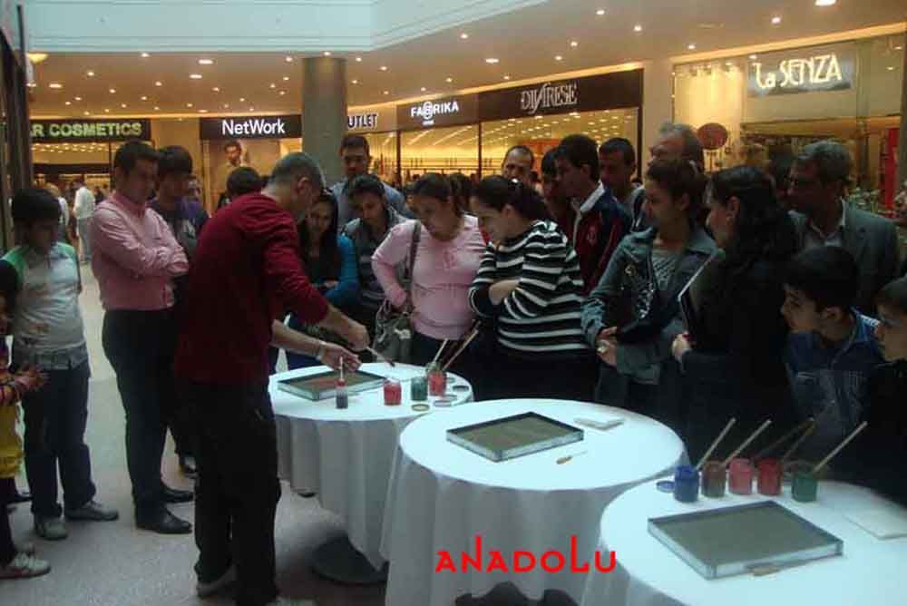 Alış Veriş Merkezleri İçin Ebru Gösterisi Düzenleyen Kurumlar Çukurova