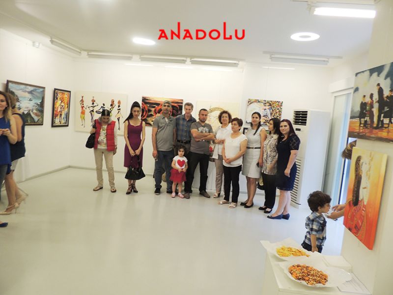 Çukurova'da Yağlıboya Sergisinde