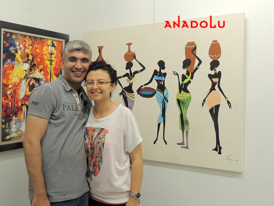 Çukurova'da Yağlı Boya Resim Çizim Sergisinde