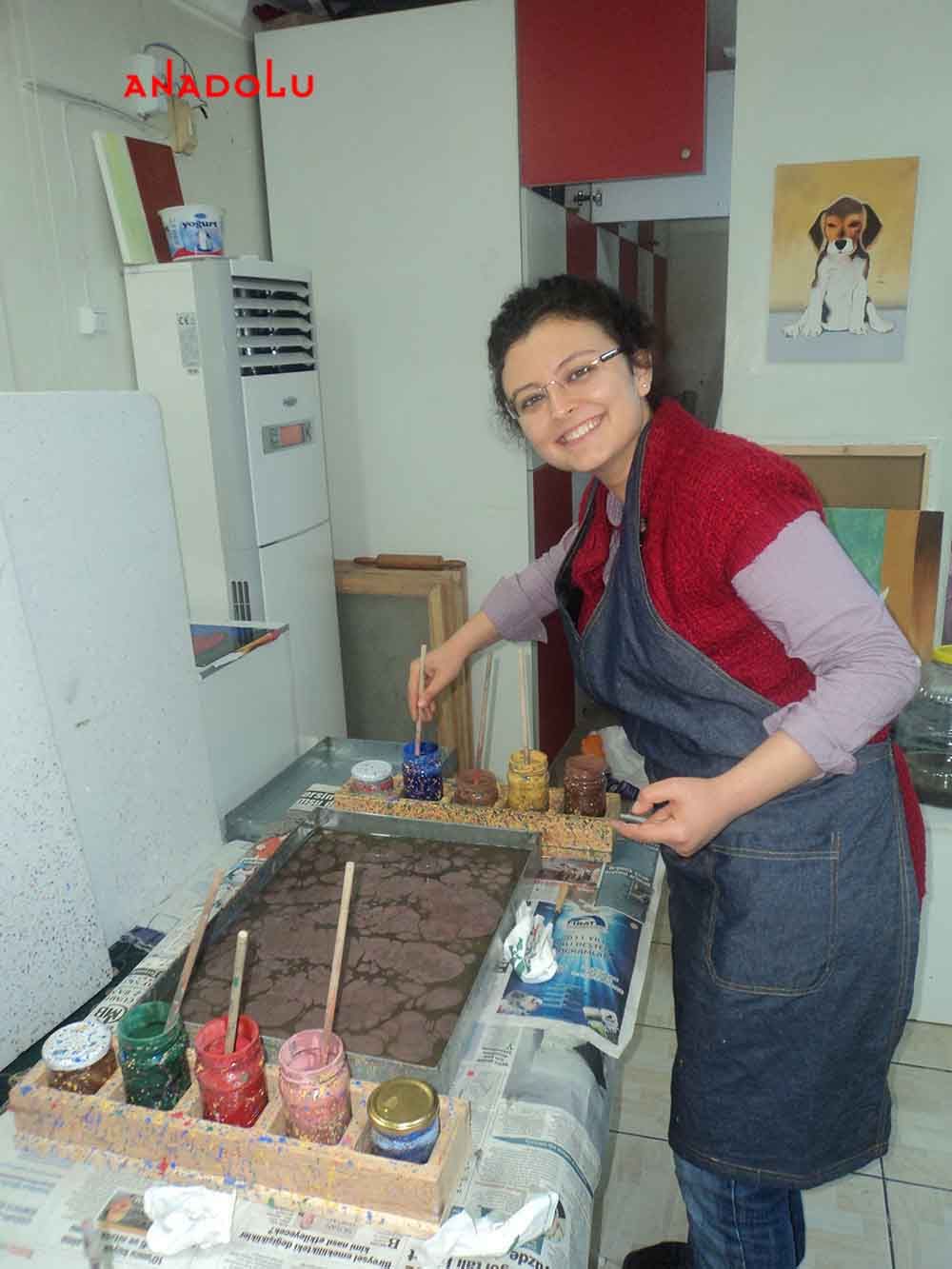 Yetişkinlerle Ebru Kursları Çukurova