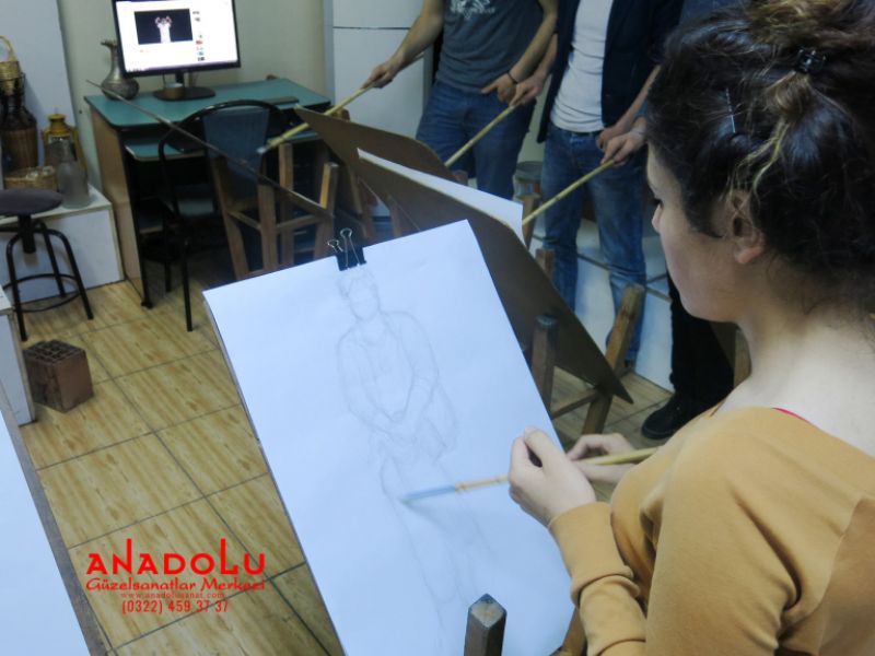 Güzel Sanatlara Hazırlık Desen Dersleri Çukurova'da