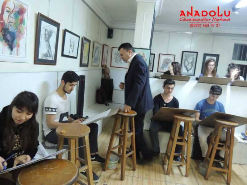 Güzel Sanatlara Hazırlık Desen Dersleri Çukurova