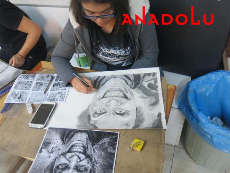 Karakalem Potre Çalışması Çukurova