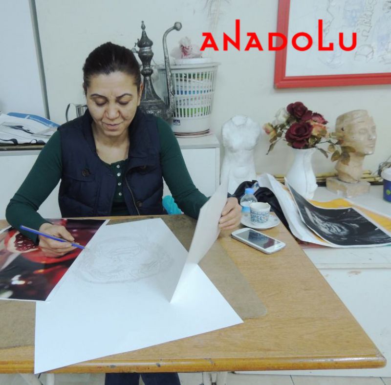 Hobi Sergisi Kurukalem Çalışması Çukurova