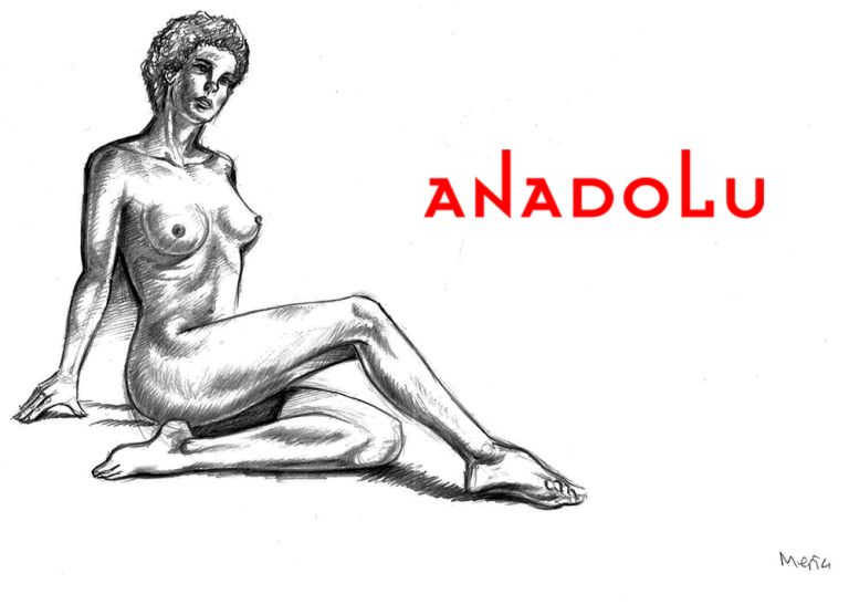 Karakalem Kadın Nü Çizim Örnekleri Çukurova